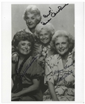 The Golden Girls Signed 8 x 10 Photo -- Signed by All Four